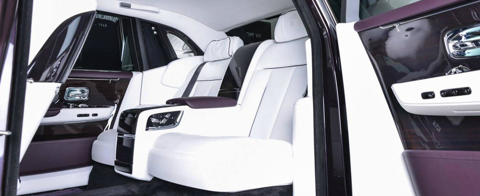 L-a vrut exact ca si in brosura oficiala. Cum arata in realitate unicul Rolls-Royce mov cu interior din piele alba L-a vrut exact ca si in brosura oficiala. Cum arata in realitate unicul Rolls-Royce mov cu interior din piele alba