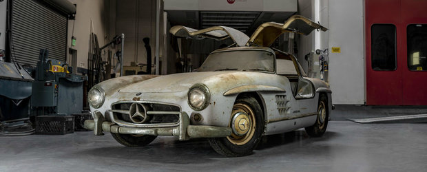 L-au gasit intr-un garaj dupa 54 de ani. Modelul legendar de la MERCEDES are inca anvelopele originale