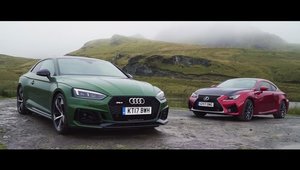 L-au pus in fata singurului rival cu motor aspirat in opt cilindri. Test comparativ intre Audi RS5 si Lexus RC F