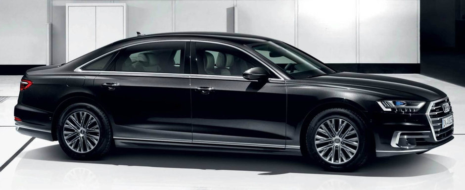 La bordul lui calatoresti in lux deplin si siguranta. De ce costa acest Audi A8 aproape 700.000 de euro La bordul lui calatoresti in lux deplin si siguranta. De ce costa acest Audi A8 aproape 700.000 de euro