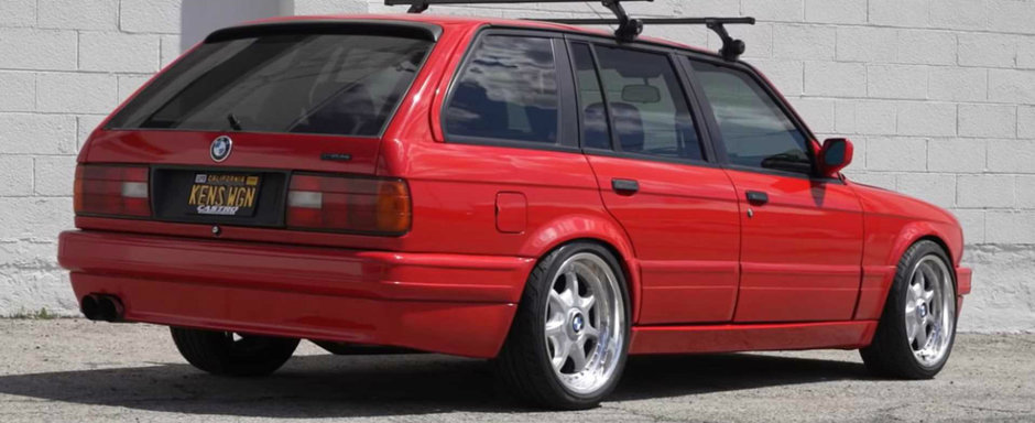 La inceput a fost un 316i Touring ca toate celelalte. Acum are motor supraalimentat si 470 de cai la roata La inceput a fost un 316i Touring ca toate celelalte. Acum are motor supraalimentat si 470 de cai la roata