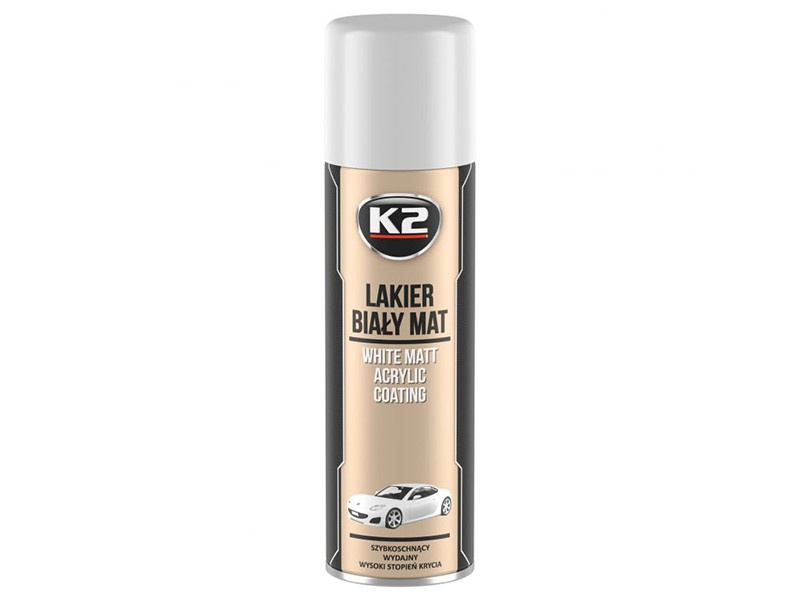 Lac Alb Mat Vopsea Acrilica Alba Cu Uscare Rapida, 500 Ml K2-02013