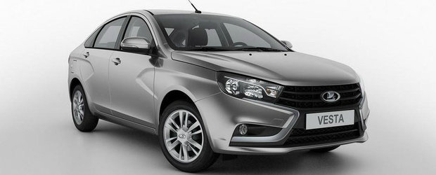 Lada Vesta incepe de la 7382 Euro, mai scumpa decat o Skoda Rapid