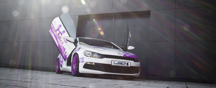 Lambo doors pentru Volkswagen Scirocco