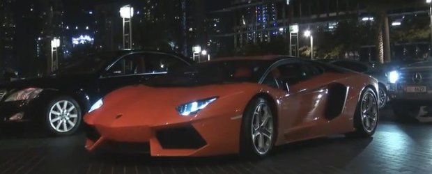 Lamborghini Aventador in Dubai, in asteptarea valetului