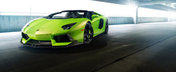 Un Lamborghini Aventador cu kit Vorsteiner si jante ADV1, pe nume The Hulk