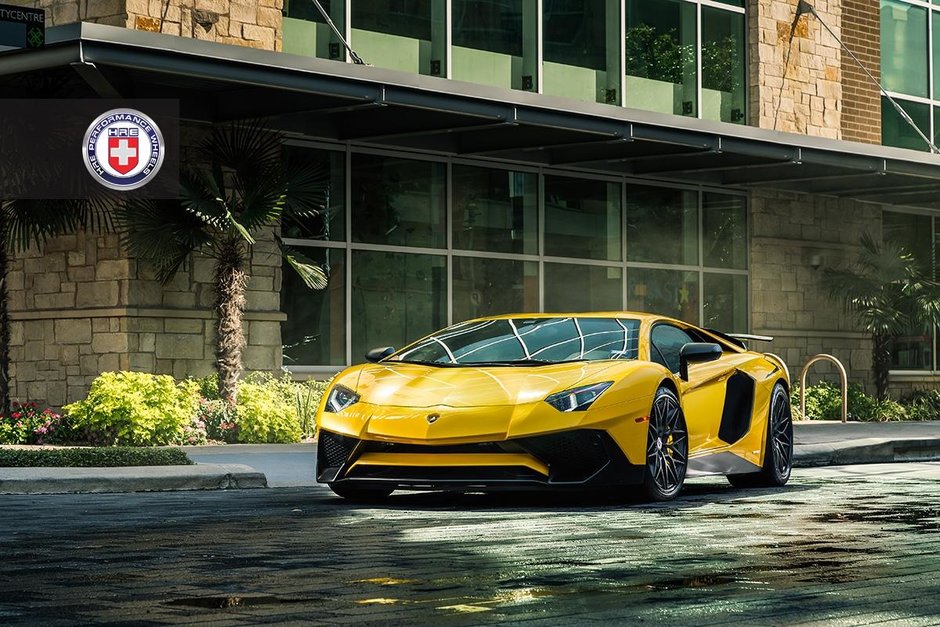 Lamborghini Aventador LP750-4 SuperVeloce cu jante HRE