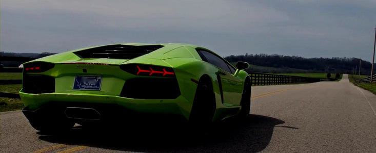 Lamborghini Aventador VI in actiune