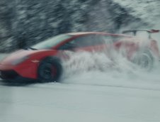 Lamborghini Gallardo Super Trofeo Stradale pe Transfagarasan