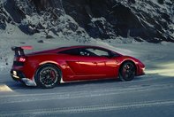 Lamborghini Gallardo Super Trofeo Stradale pe Transfagarasan