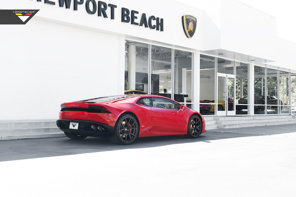 Lamborghini Huracan cu jante Vorsteiner