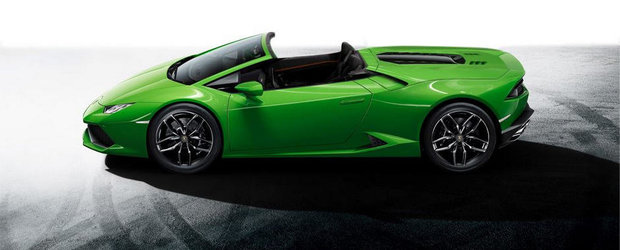 Lamborghini Huracan renunta la plafon pentru lupta cu Ferrari 488 Spider