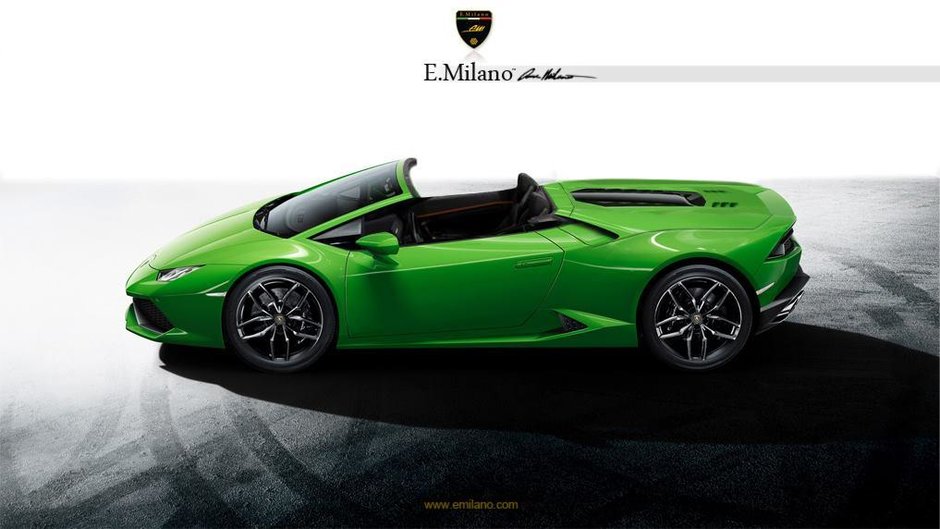 Lamborghini Huracan Spider - Ipoteza de design