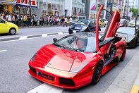 Lamborghini Murcielago deghizat in leopard