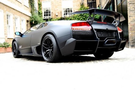 Lamborghini Murcielago LP670-4 SV - Negru mat si gata de Batman Lamborghini Murcielago LP670-4 SV - Negru mat si gata de Batman