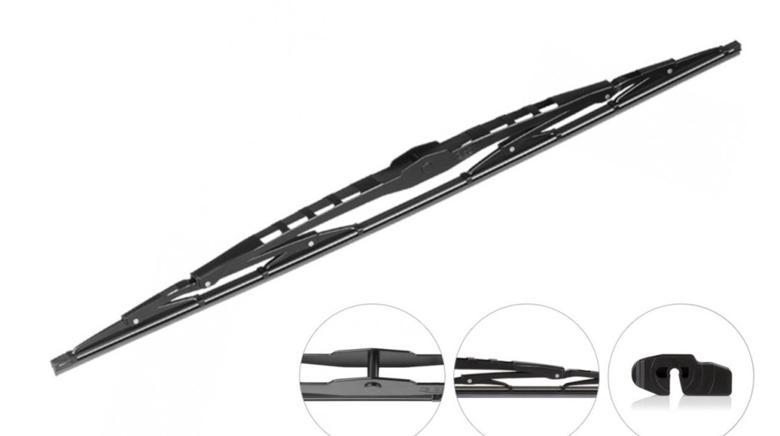 Lamela Stergator Alca Truck 560mm/22\'-fixare Cu Carlig Amio AT133