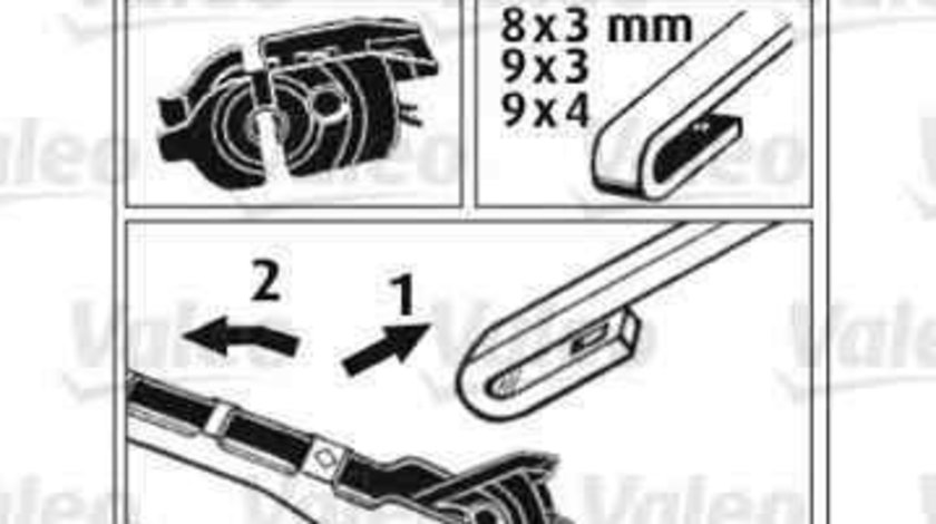 lamela stergator AUDI 80 Avant (8C, B4) Producator SWF 116121