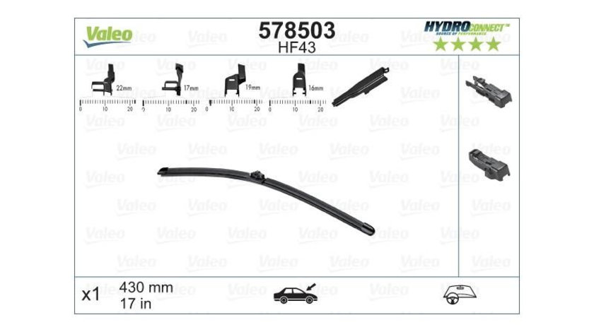 Lamela stergator Ford FOCUS II Cabriolet 2006-2016 #3 042841