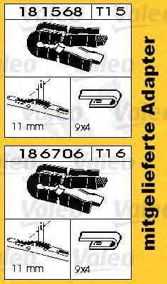 Lamela stergator MERCEDES C-CLASS T-Model (S203) (2001 - 2007) SWF 116191 piesa NOUA