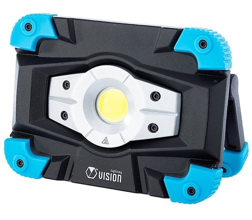 Lampă De Lucru Panou 10W Cob Led, Reîncărcabilă, 1000 Lm, IK08, IP54 + Suport Magnetic Vision 63...