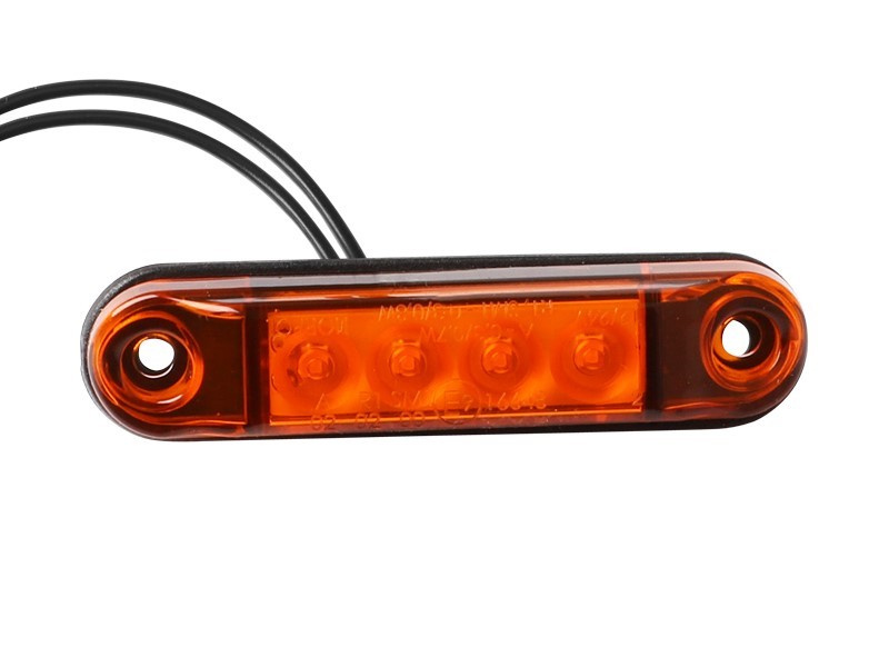 Lampă De Marcare Contur, Tip Slim 4x Led, 12/24v, Portocaliu 86638