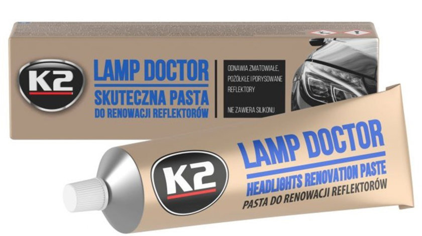 Lamp Doctor Pastă Profesională Pentru Restaurarea Farurilor, 60 G K2-01431