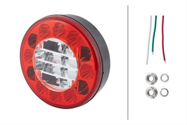 Lampa Ceata/marsarier Spate Rotunda Cu Led Hella Daf 2NR 357 027-051