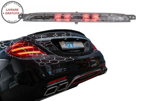 Lampa Ceata Spate LED Mercedes S-Class W222 (2013-2020) Rosu- livrare gratuita