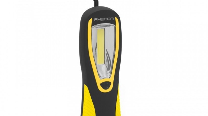 Lampa de lucru cu baterii tip AA cu led tip COB 250 lumeni, cu talpa magnetica, corp lampa cauciucat lampa inspectie service , 20x6x3cm Kft Auto