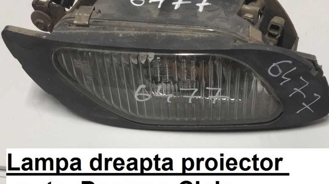 Lampa dreapta proiector ceata Daewoo Cielo