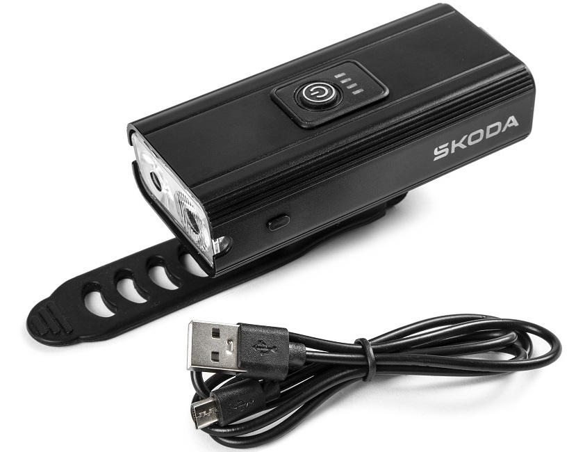 Lampa Fata LED Bicicleta Oe Skoda Cycling Negru 6U0050303