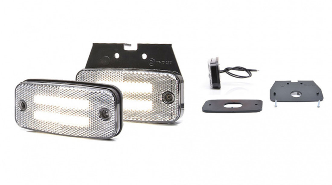 LAMPA GABARIT LED 1140 W158, 12V-24V, POZITIE ALB WAS 1140 WAS