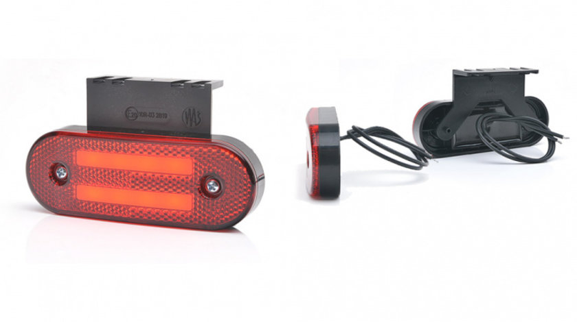 LAMPA GABARIT LED 1224 W175, 12V-24V, POZITIE ROSU WAS