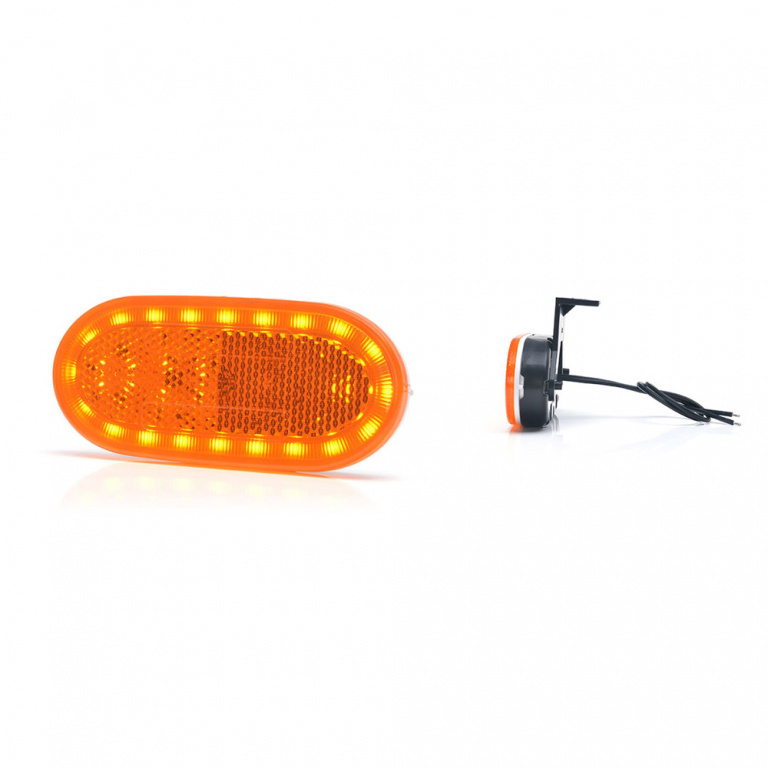 LAMPA GABARIT LED 1386 W197, 12V-24V, POZITIE PORTOCALIU WAS 1386 WAS