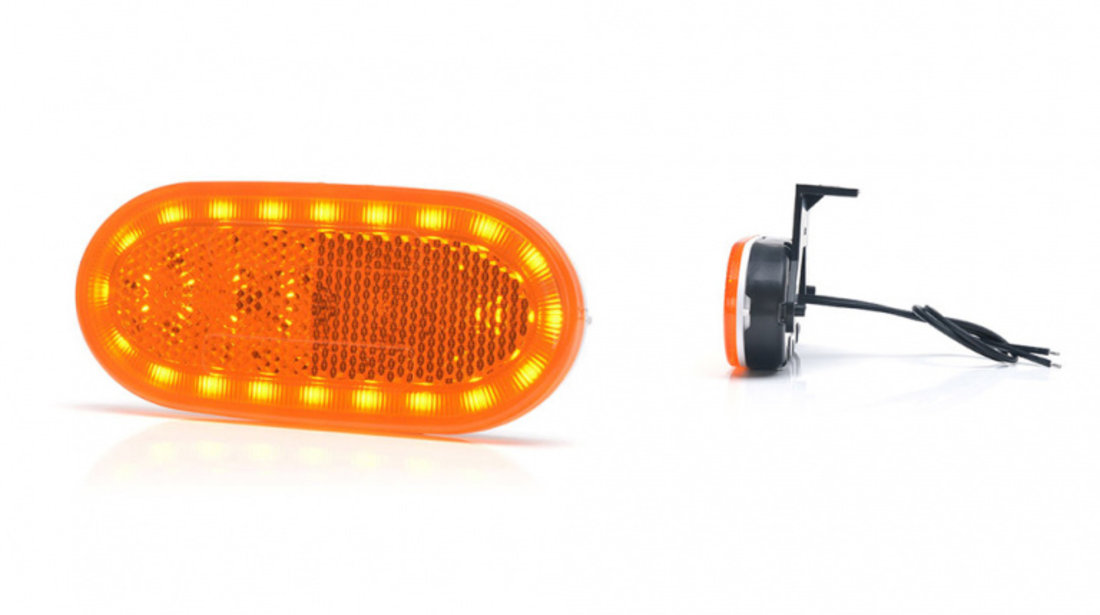 LAMPA GABARIT LED 1386 W197, 12V-24V, POZITIE PORTOCALIU WAS 1386 WAS