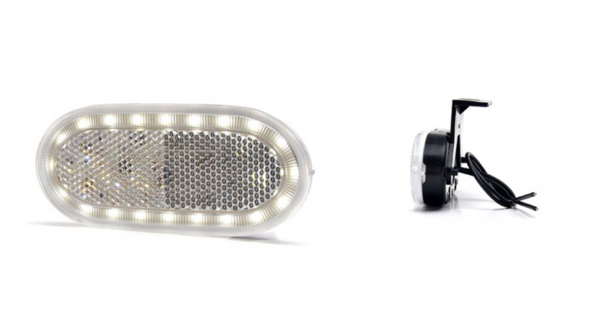 LAMPA GABARIT LED 1388 W197, 12V-24V, POZITIE ALB WAS 1388 WAS