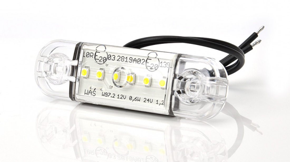 Lampa Gabarit Led 713 W97.2, 12v-24v, Pozitie Alb Was