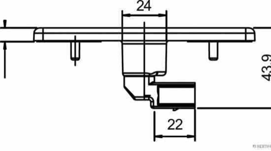 lampa gabarit MERCEDES-BENZ ATEGO 2 HERTH+BUSS ELPARTS 82710200