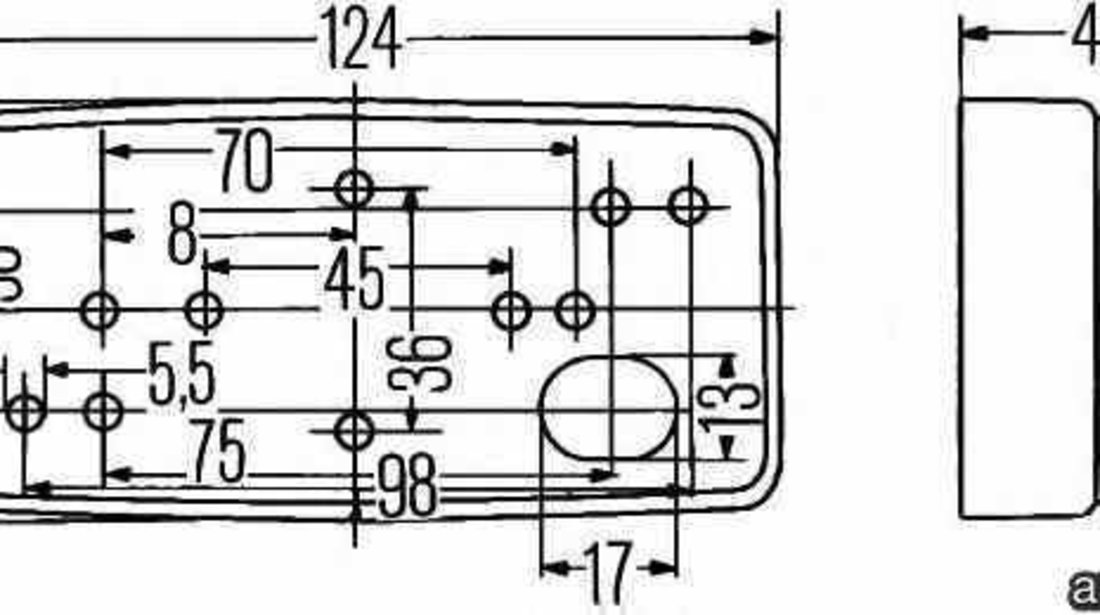 lampa gabarit Producator HELLA 2PS 004 361-007