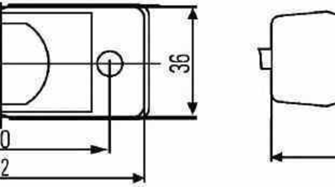 lampa gabarit Producator HELLA 2PS 008 382-007