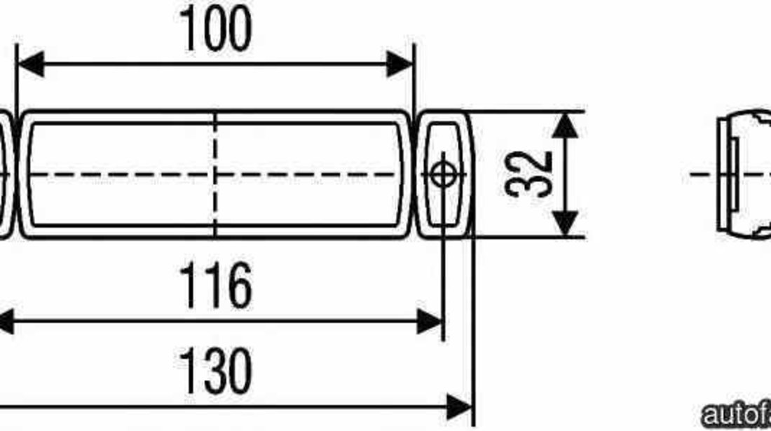 lampa gabarit Producator HELLA 2PS 008 645-007