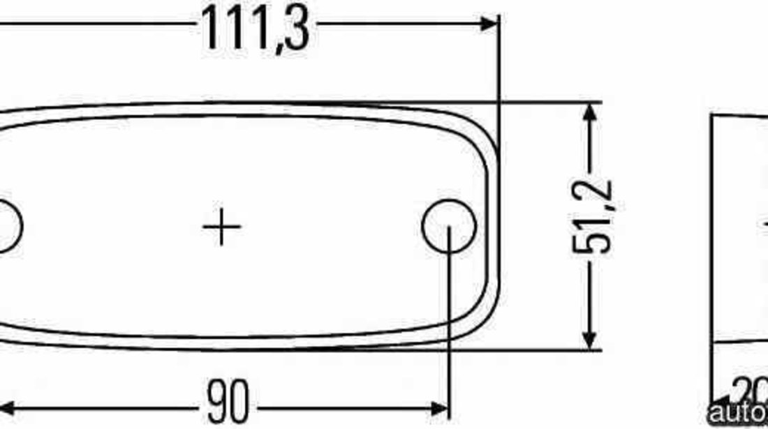 lampa gabarit Producator HELLA 2PS 345 600-177