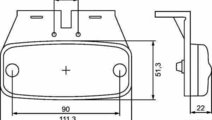 Lampa gabarit Producator HELLA 2PS 357 008-011