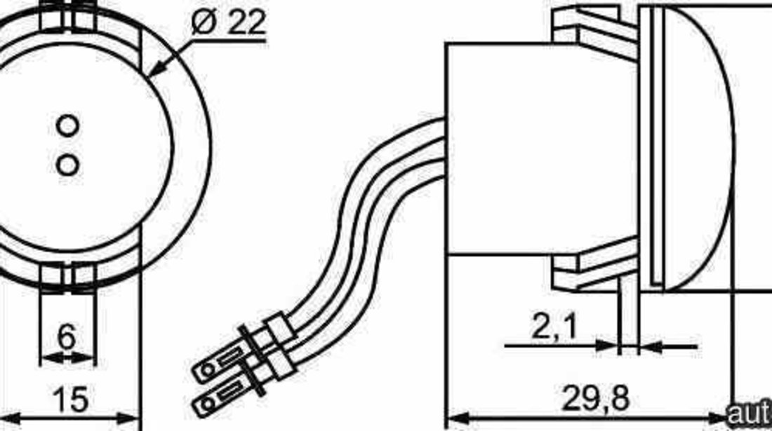 lampa gabarit Producator HELLA 2PS 357 011-001