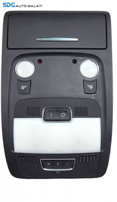 Lampa Iluminare Habitaclu Plafon Plafoniera cu Lumini Ambientala si Suport Ochelari Spatiu Depozitare Audi A4 B8 2008 - 2016 Cod 8T0947135D [L7279]