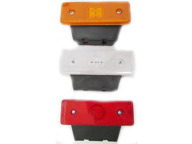 Lampa Laterala Cu 4 Led Smd 12-24V Culoare Alb L1015142 090721-2