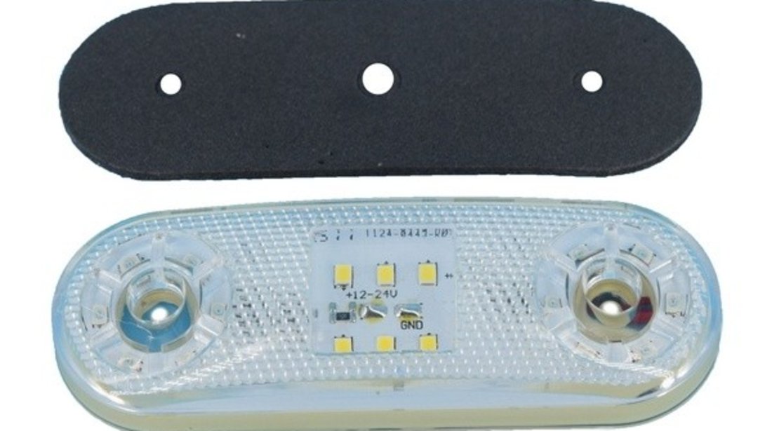 Lampa laterala cu LED 12-24V ALB + GALBEN L1031153 AutoCars