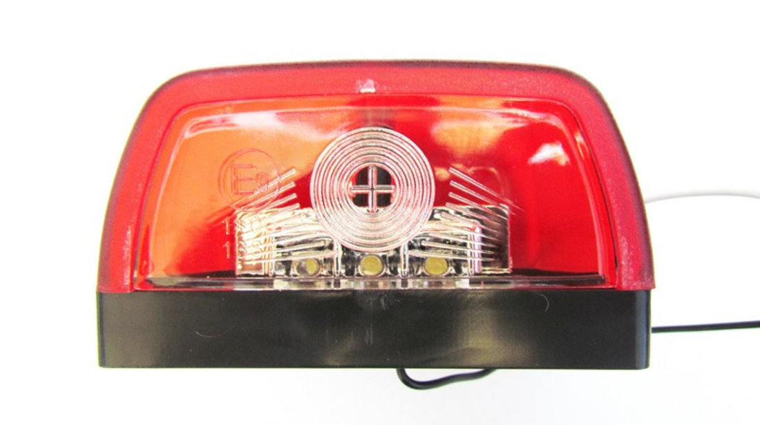 Lampa LED 12V pentru Iluminare Numar Inmatriculare cu Pozitie Rosie, Universala