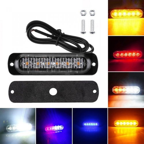 Lampa Led Stroboscopic Profesionala Portocaliu 12-24V ART04T