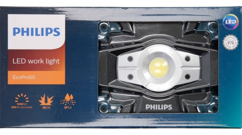 Lampa Lucru LED Philips Ecopro 50 10W 4400mAh 3.7V PHI RC520C1